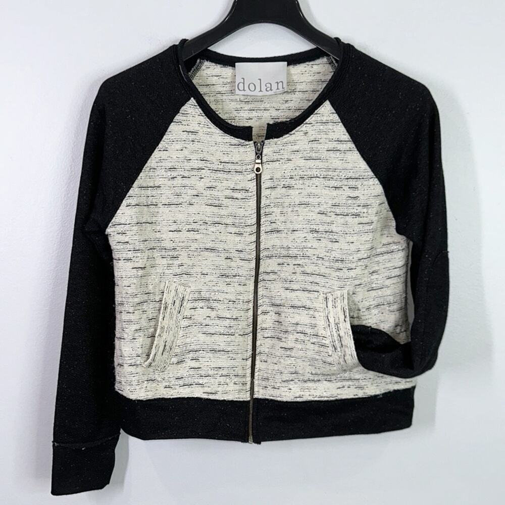 Anthropologie Dolan textured full zip lightweight jacket size medium